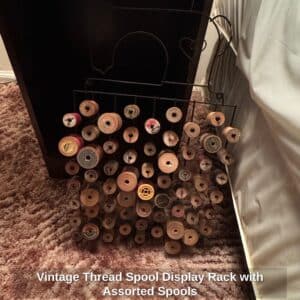 Vintage-Thread-Spool-Display-Rack-with-Assorted-Spools-1