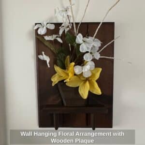 Wall-Hanging-Floral-Arrangement-with-Wooden-Plaque-1