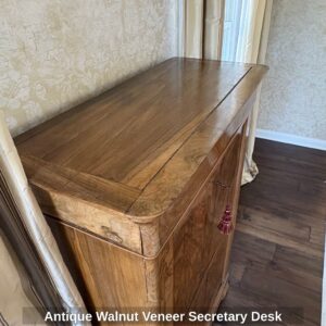 Antique-Walnut-Veneer-Secretary-Desk-second-image