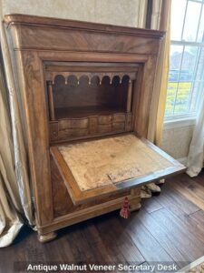 Antique-Walnut-Veneer-Secretary-Desk-third-image