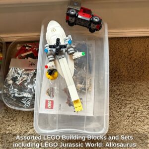 Assorted-LEGO-Building-Blocks-and-Sets-including-LEGO-Jurassic-World-Allosaurus-Baby-Dinosaur-Rescue-third-image
