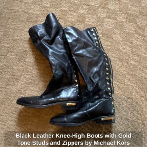 Black-Leather-Knee-High-Boots-with-Gold-Tone-Studs-and-Zippers-by-Michael-Kors