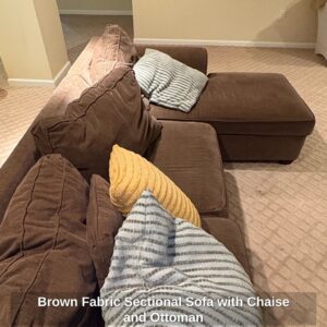 Brown-Fabric-Sectional-Sofa-with-Chaise-and-Ottoman-third-image