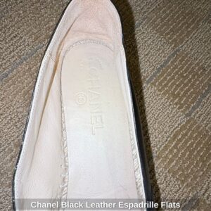Chanel-Black-Leather-Espadrille-Flats-third-image