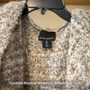 Cynthia-Rowley-Womens-Sleeveless-Knit-Vest-second-image