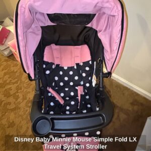 Disney-Baby-Minnie-Mouse-Simple-Fold-LX-Travel-System-Stroller-third-image