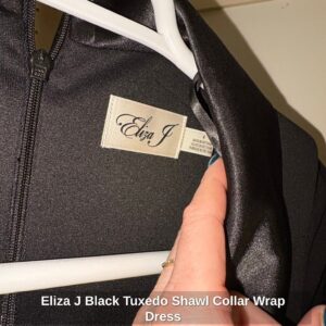 Eliza-J-Black-Tuxedo-Shawl-Collar-Wrap-Dress-second-image