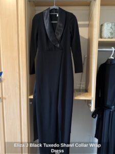 Eliza-J-Black-Tuxedo-Shawl-Collar-Wrap-Dress-third-image