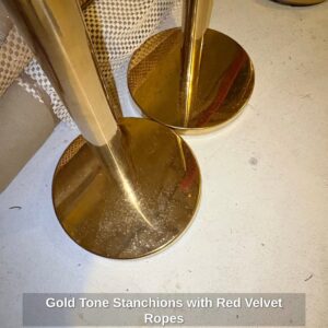Gold-Tone-Stanchions-with-Red-Velvet-Ropes-third-image