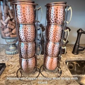 Hammered-Copper-Moscow-Mule-Mugs-with-Stand-second-image
