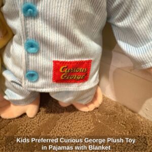 Kids-Preferred-Curious-George-Plush-Toy-in-Pajamas-with-Blanket-second-image