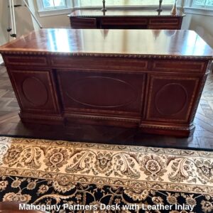 Mahogany-Partners-Desk-with-Leather-Inlay