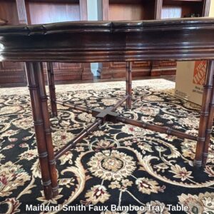 Maitland-Smith-Faux-Bamboo-Tray-Table-third-image