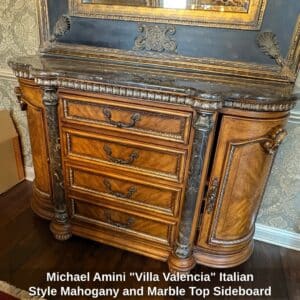 Michael-Amini-Villa-Valencia-Italian-Style-Mahogany-and-Marble-Top-Sideboard-Credenza
