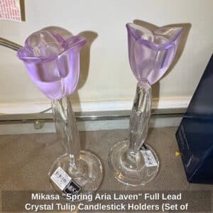 Mikasa-Spring-Aria-Laven-Full-Lead-Crystal-Tulip-Candlestick-Holders-Set-of-