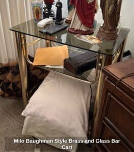 Milo-Baughman-Style-Brass-and-Glass-Bar-Cart
