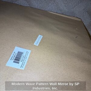 Modern-Wave-Pattern-Wall-Mirror-by-SP-Industries-Inc.-second-image
