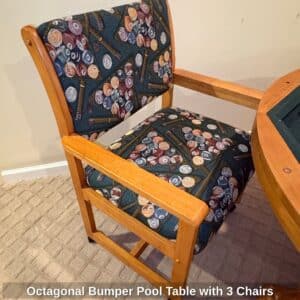 Octagonal-Bumper-Pool-Table-with-Chairs-third-image