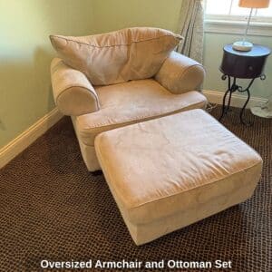 Oversized-Armchair-and-Ottoman-Set