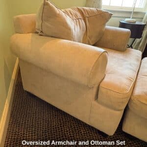 Oversized-Armchair-and-Ottoman-Set-second-image