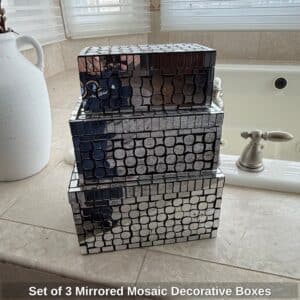 Set-of-Mirrored-Mosaic-Decorative-Boxes
