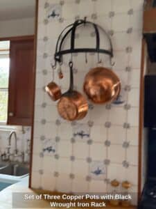 Set-of-Three-Copper-Pots-with-Black-Wrought-Iron-Rack