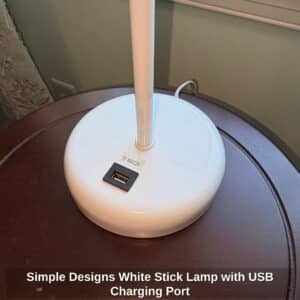 Simple-Designs-White-Stick-Lamp-with-USB-Charging-Port-second-image