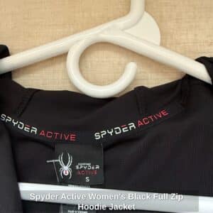 Spyder-Active-Womens-Black-Full-Zip-Hoodie-Jacket-second-image