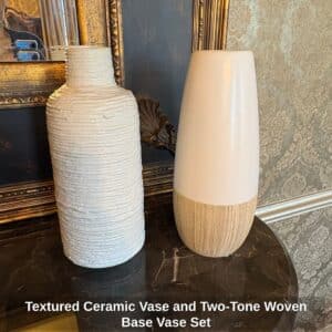 Textured-Ceramic-Vase-and-Two-Tone-Woven-Base-Vase-Set-2