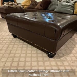 Tufted-Faux-Leather-Storage-Ottoman-with-Nailhead-Trim-second-image