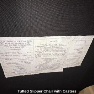 Tufted-Slipper-Chair-with-Casters-fourth-image