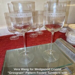 Vera-Wang-for-Wedgwood-Crystal-Grosgrain-Pattern-Footed-Tumblers-with-Tray-fifth-image