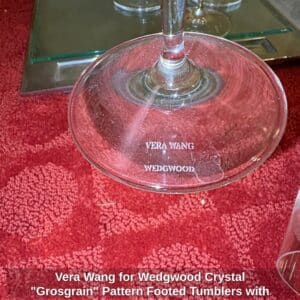 Vera-Wang-for-Wedgwood-Crystal-Grosgrain-Pattern-Footed-Tumblers-with-Tray-fourth-image