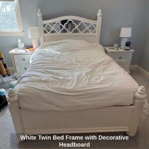 White-Twin-Bed-Frame-with-Decorative-Headboard