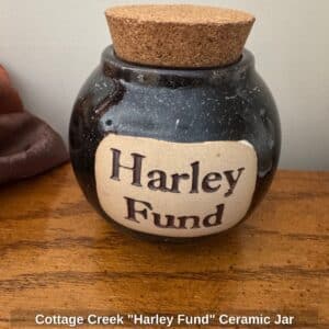 Cottage-Creek-Harley-Fund-Ceramic-Jar