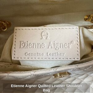 Etienne-Aigner-Quilted-Leather-Shoulder-Bag-second-image-1
