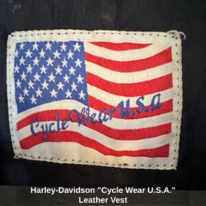 Harley-Davidson-Cycle-Wear-U.S.A.-Leather-Vest-second-image