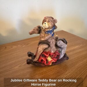 Jubilee-Giftware-Teddy-Bear-on-Rocking-Horse-Figurine-1