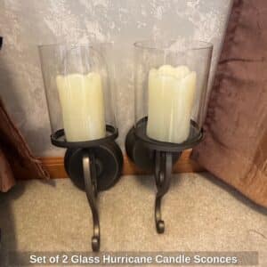 Set-of-Glass-Hurricane-Candle-Sconces