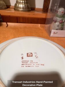 Transart-Industries-Hand-Painted-Decorative-Plate-second-image