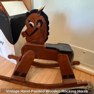 Vintage-Hand-Painted-Wooden-Rocking-Horse-1
