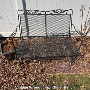 Vintage-Wrought-Iron-Glider-Bench-1