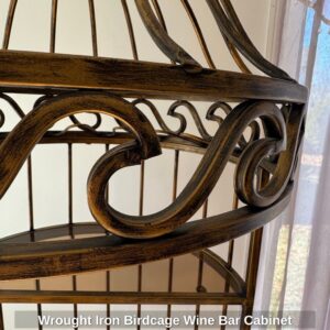 Wrought-Iron-Birdcage-Wine-Bar-Cabinet-second-image