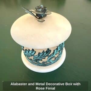 Alabaster-and-Metal-Decorative-Box-with-Rose-Finial-second-image