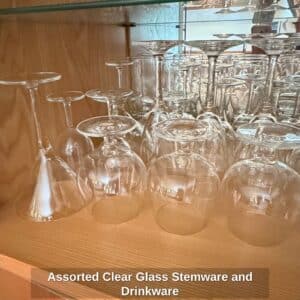 Assorted-Clear-Glass-Stemware-and-Drinkware-second-image