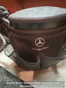 Bucket-Boss-Bucket-Seat-Organizer-with-Mercedes-Benz-Logo