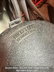 Bucket-Boss-Bucket-Seat-Organizer-with-Mercedes-Benz-Logo-second-image