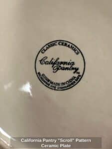 California-Pantry-Scroll-Pattern-Ceramic-Plate-second-image