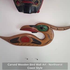 Carved-Wooden-Bird-Wall-Art-Northwest-Coast-Style