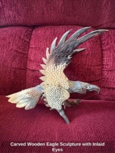 Carved-Wooden-Eagle-Sculpture-with-Inlaid-Eyes